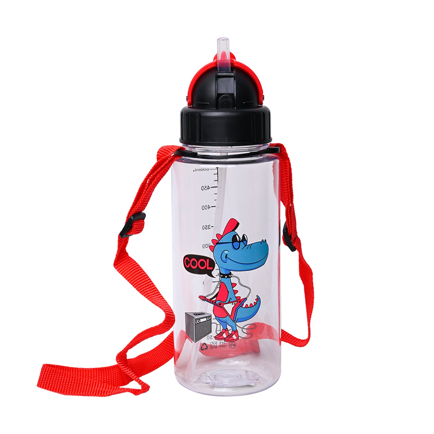 500mL Sipper Bottle For Kids - Red