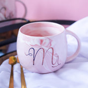 Mr. Royal Marble Mug - 350mL, Pink