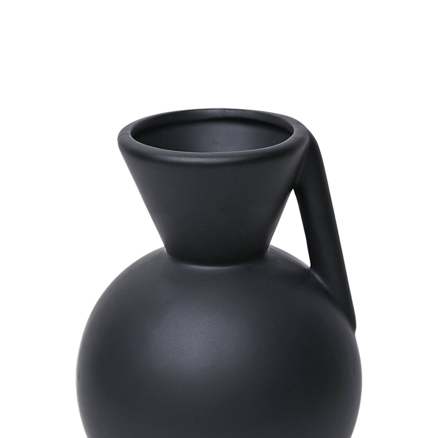 Black Decorative Vase