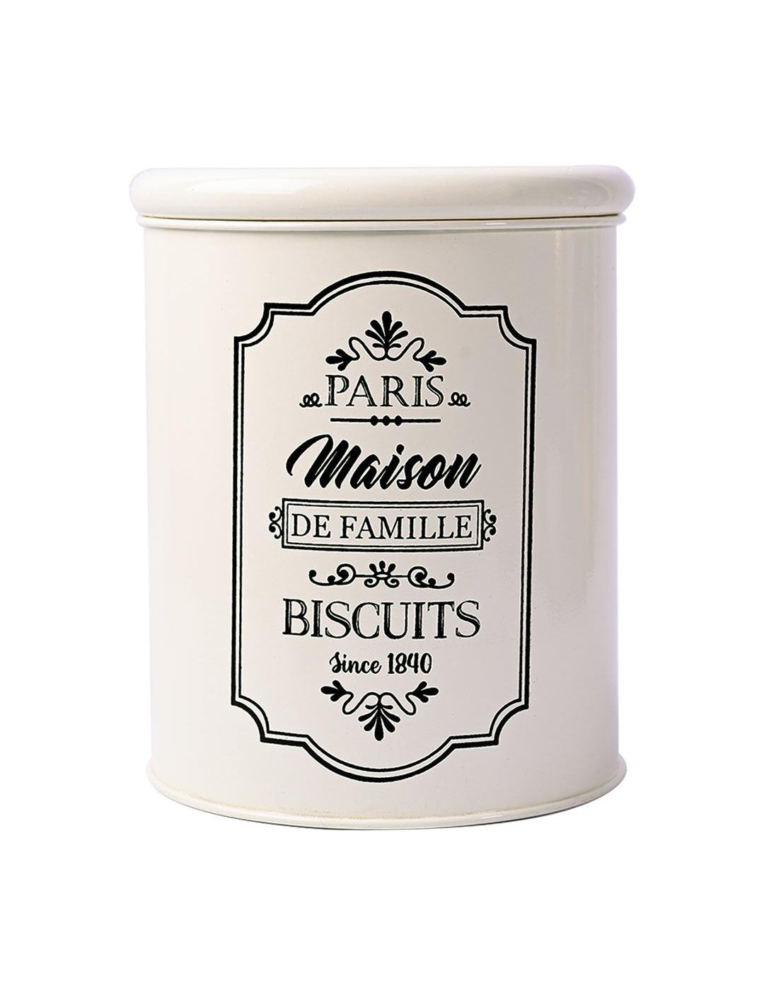 Metal Biscuite Jar - 1700 Ml - MARKET99