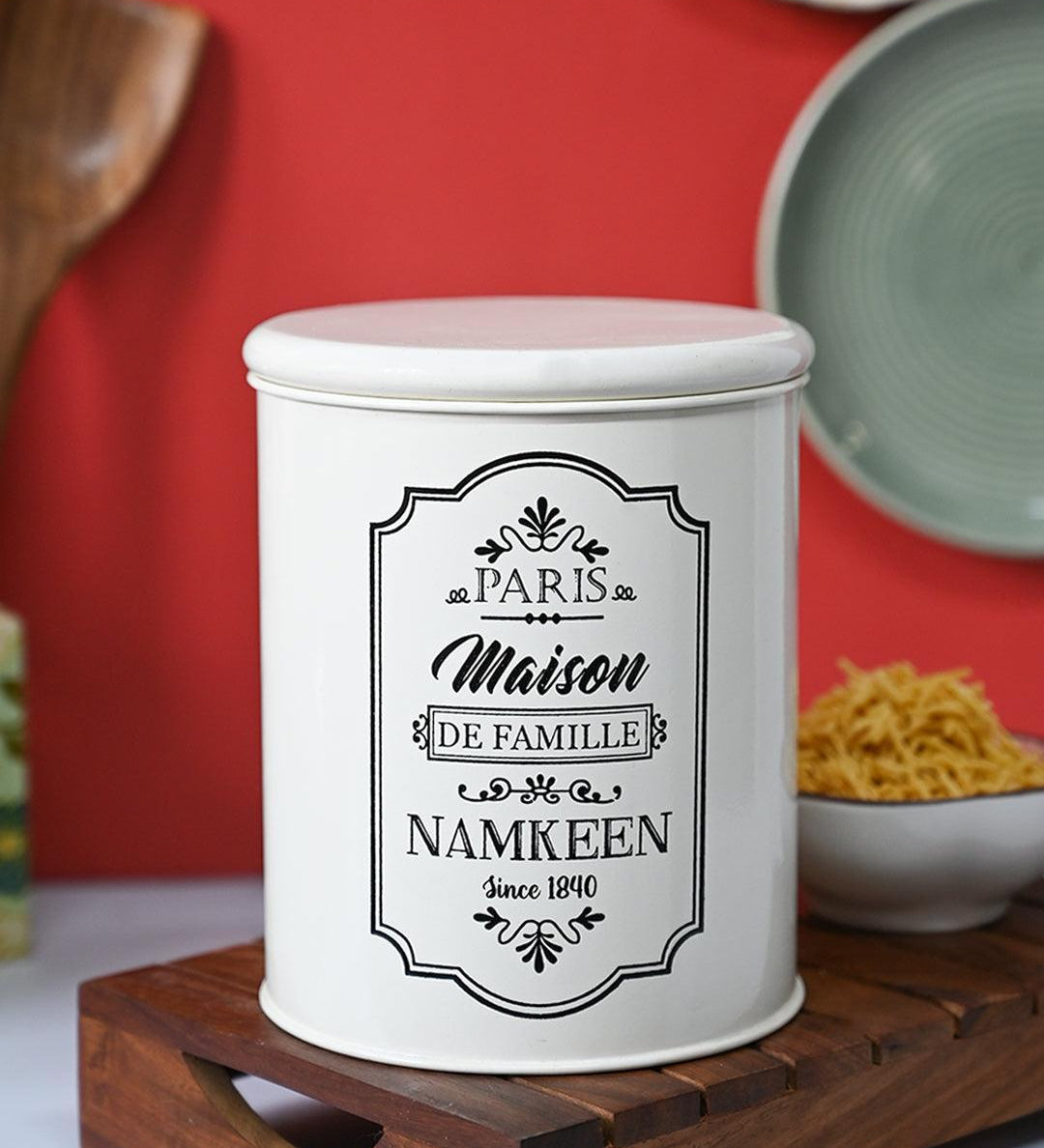 Metal Namkeen Jar - 1700 Ml - MARKET99