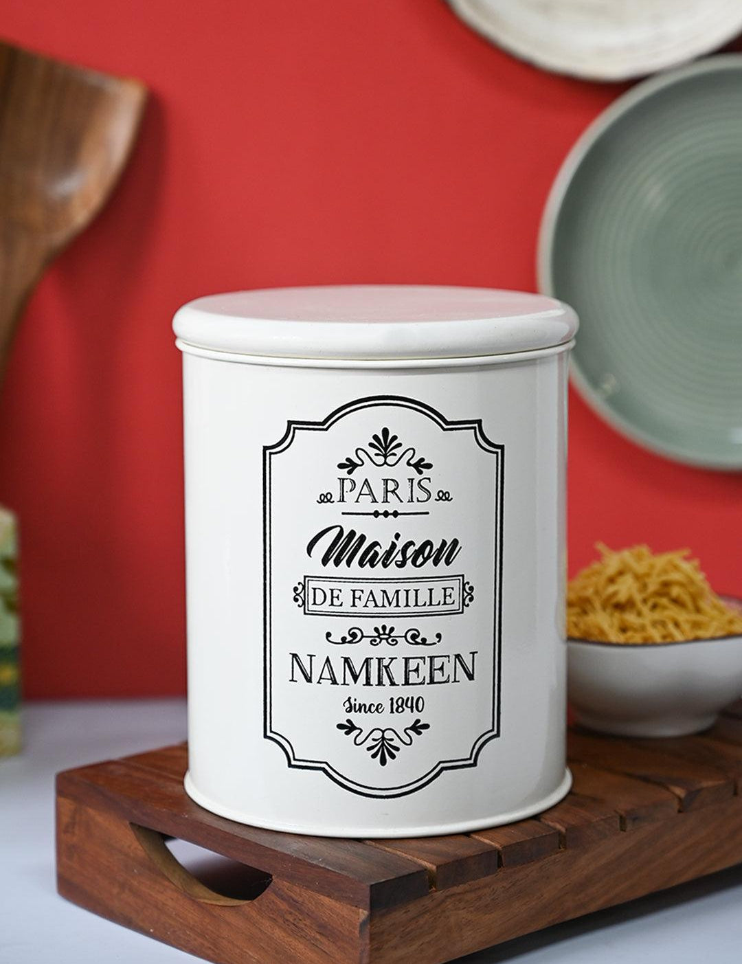 Metal Namkeen Jar - 1700 Ml - MARKET99