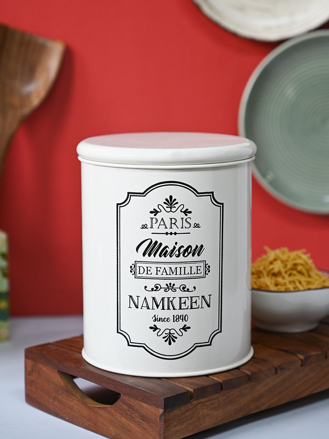 Metal Namkeen Jar - 1700 Ml - MARKET99