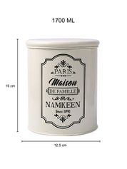 Metal Namkeen Jar - 1700 Ml - MARKET99