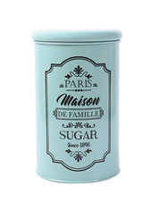 Metal Sugar Jar - Green, 900 Ml - MARKET99