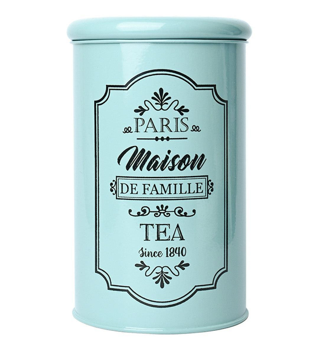 Metal Tea & Sugar Jar Set - Green & Each 900 Ml - MARKET99