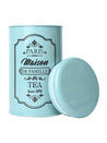 Metal Tea & Sugar Jar Set - Green & Each 900 Ml - MARKET99