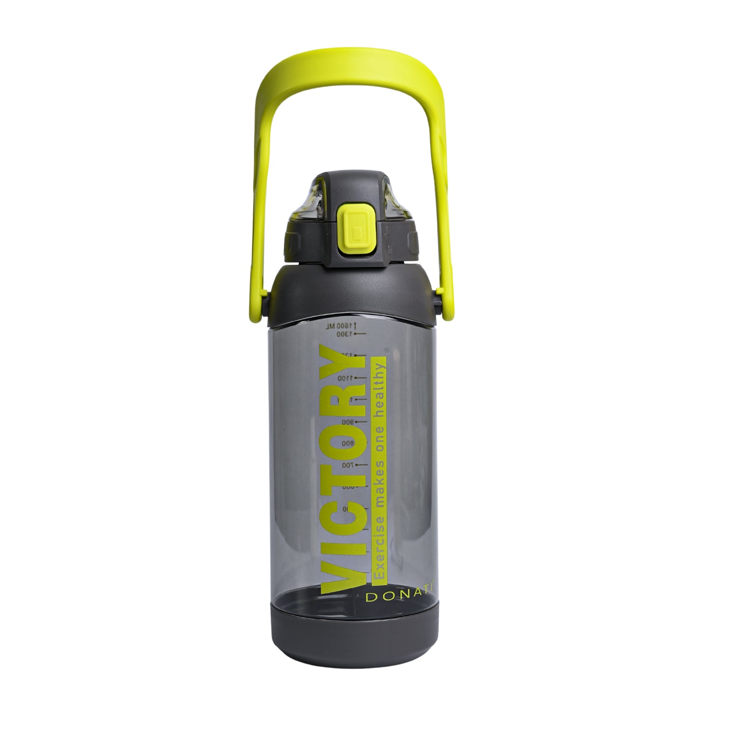 Sports Plastic Drinking Big Capacity Straw Type Bottle - 1600Ml