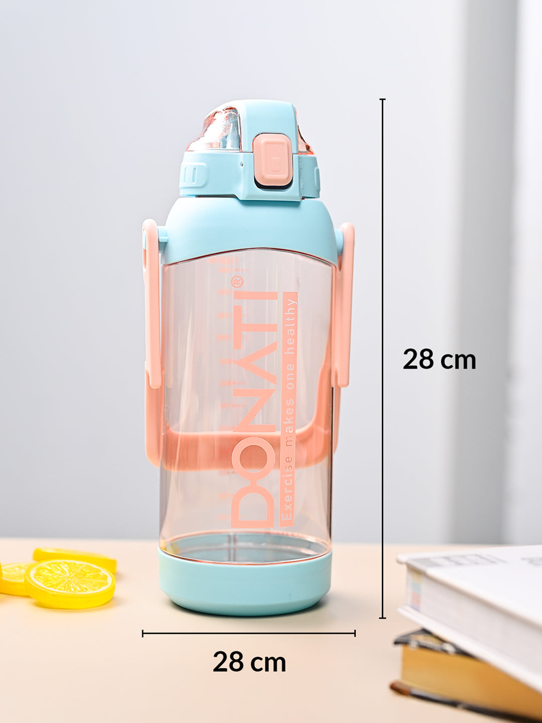 Sports Plastic Drinking Big Capacity Straw Type Travel - 1600ml