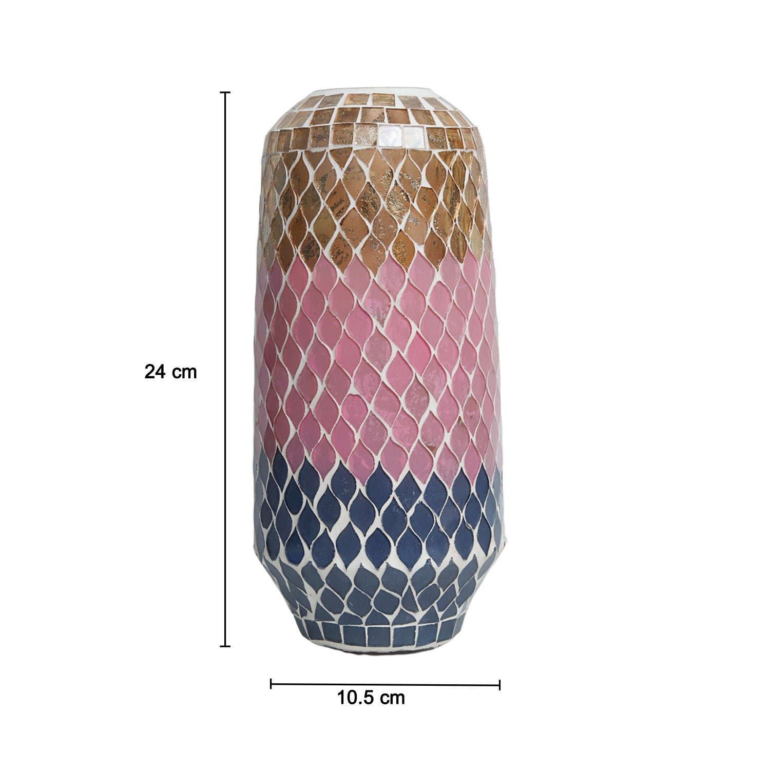 VON CASA Mosaic Vase