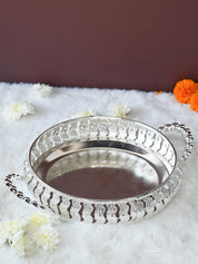 Silver Decorative Basket - MARKET99