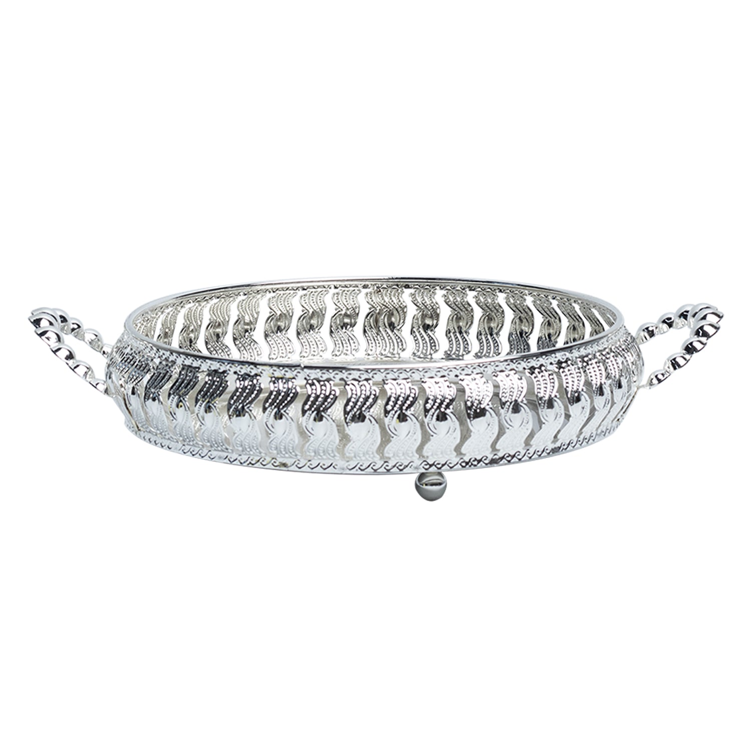 Silver Decorative Basket
