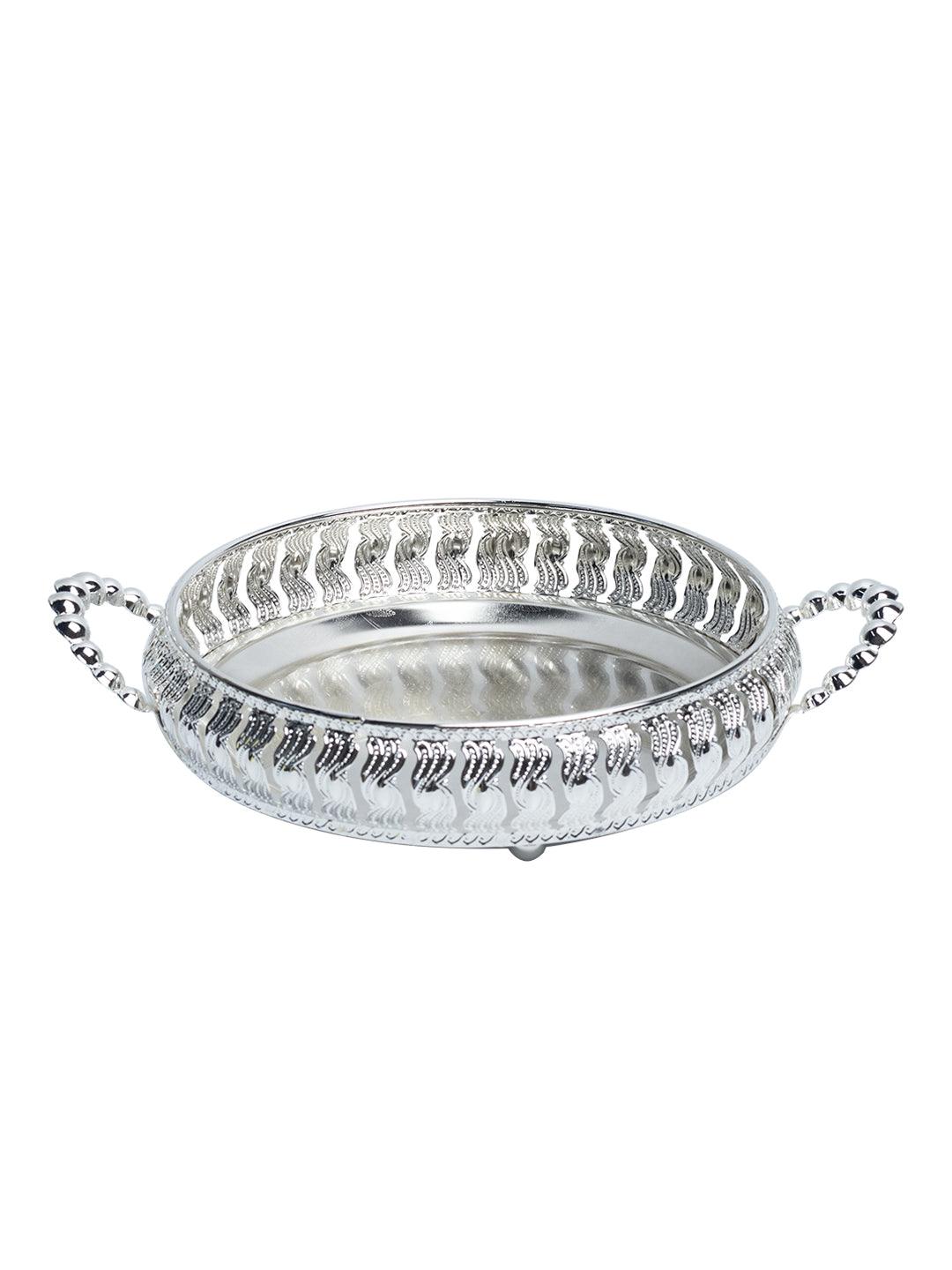 Silver Decorative Basket - MARKET99