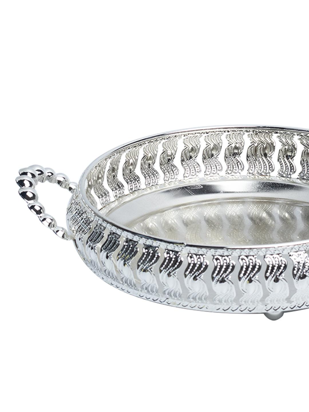 Silver Decorative Basket - MARKET99