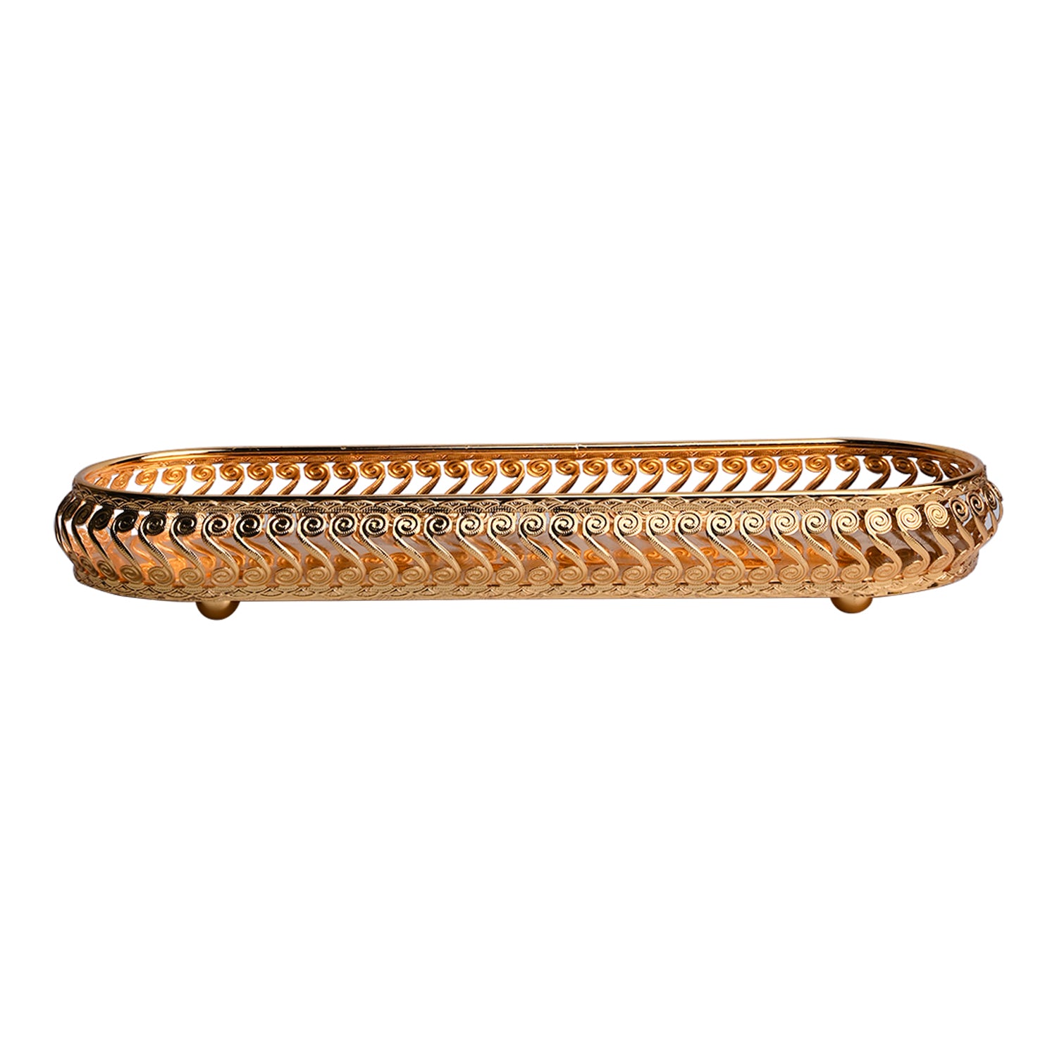 Golden Decorative Tray