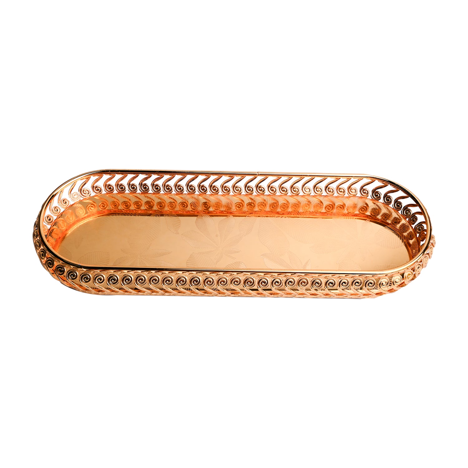 Golden Decorative Tray