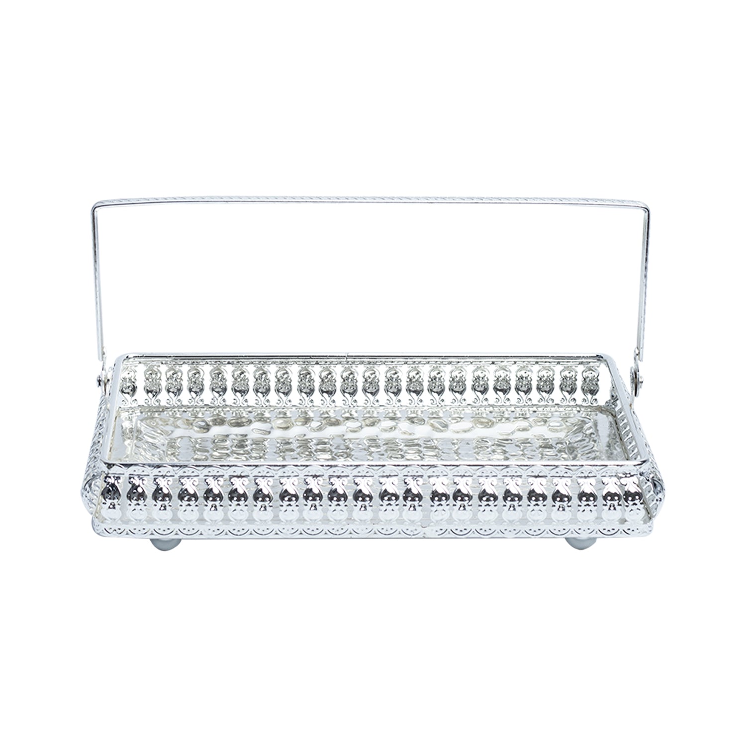 Silver Decorative Basket
