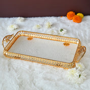 Golden Decorative Tray