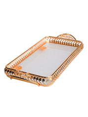 Golden Decorative Tray - MARKET99