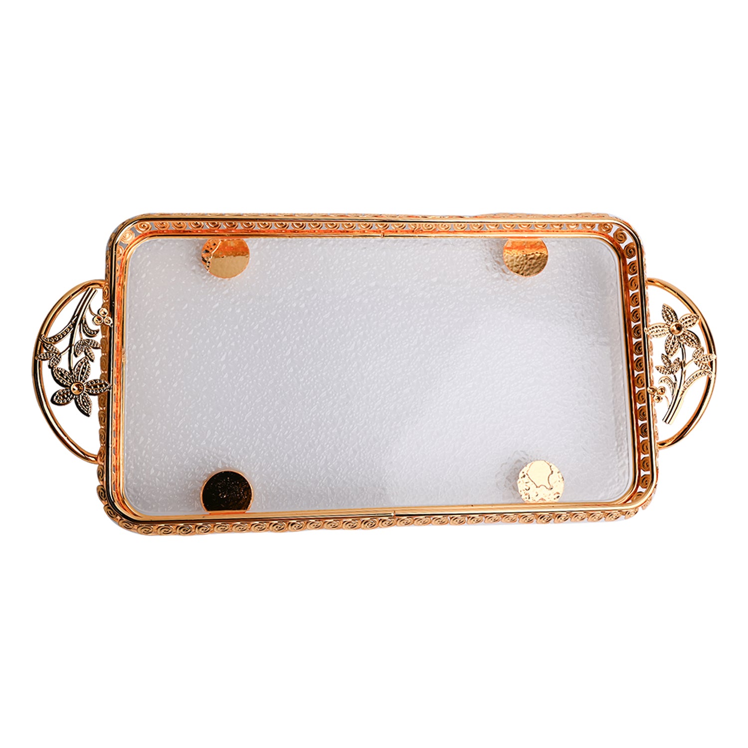 Golden Decorative Tray