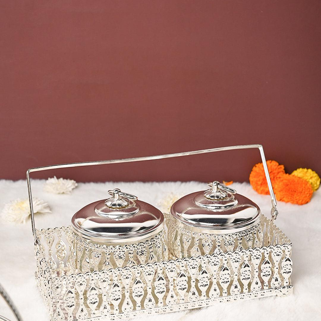 Silver Condiment Set - MARKET99