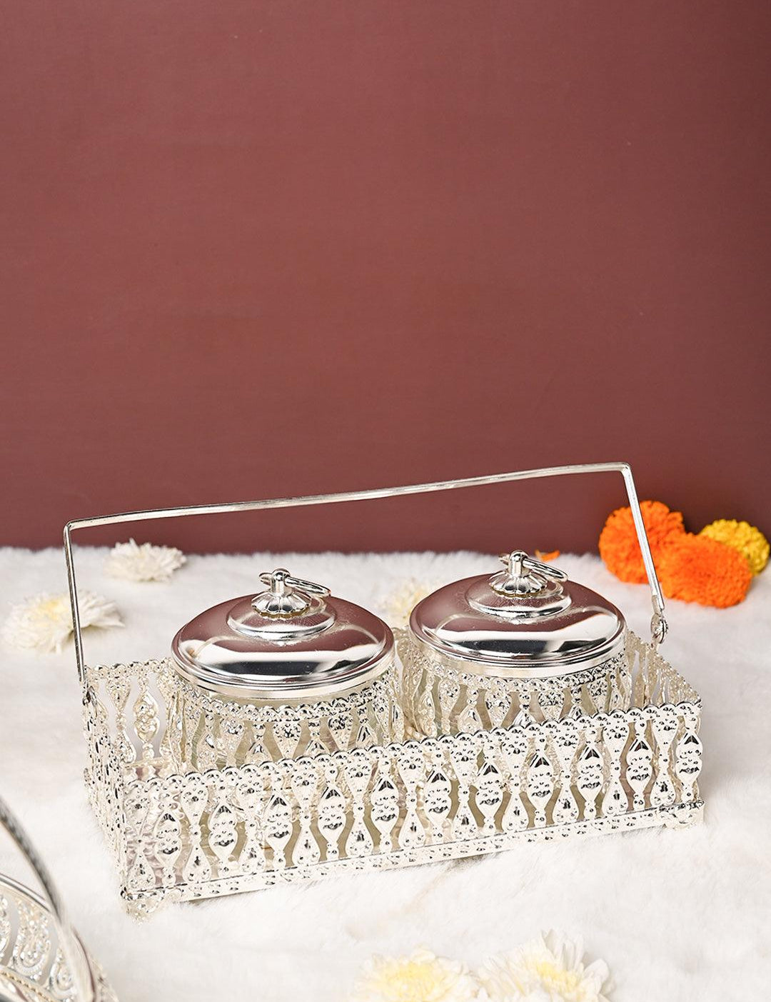 Silver Condiment Set - MARKET99