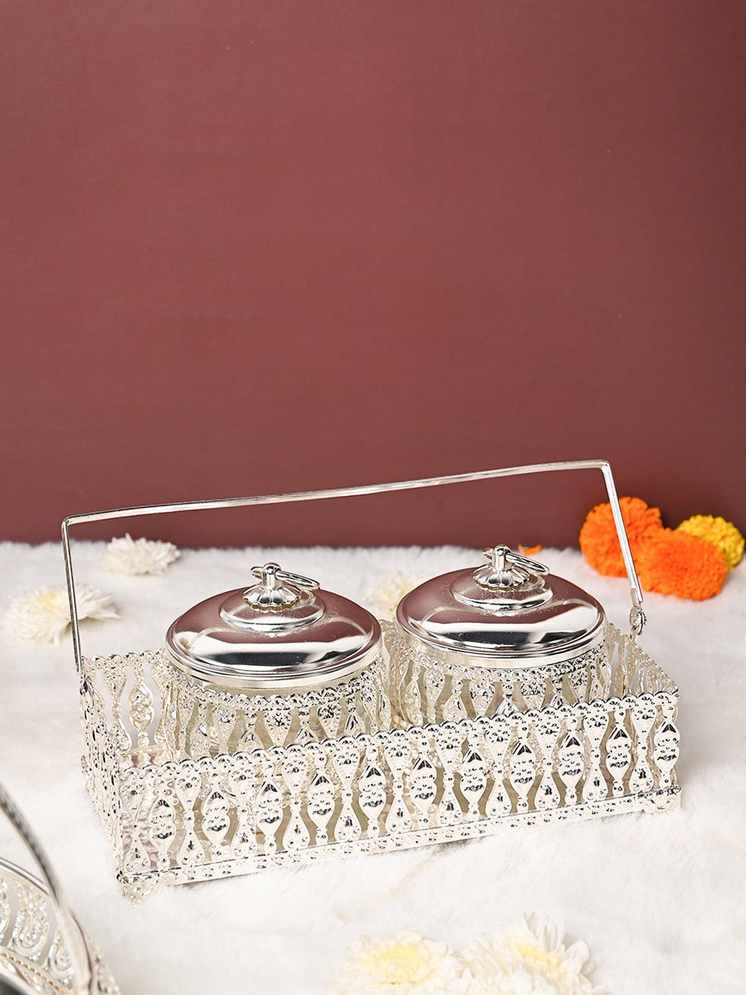 Silver Condiment Set - MARKET99