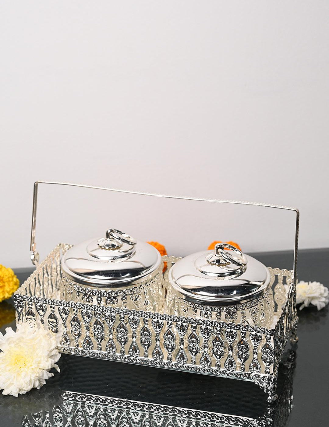 Silver Condiment Set - MARKET99