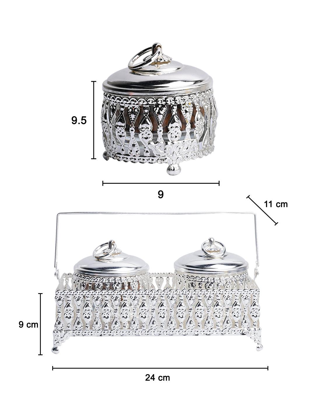 Silver Condiment Set - MARKET99