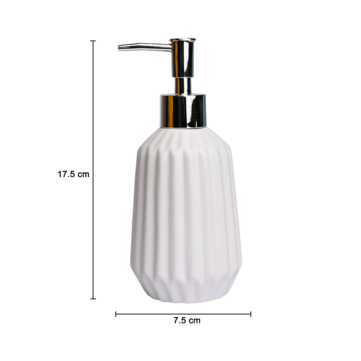 Ribbed Pattern Soap Dispenser
