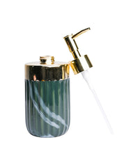 Golden + Ribbed Soap Dispenser - MARKET99