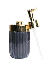 Golden + Ribbed Soap Dispenser - MARKET99