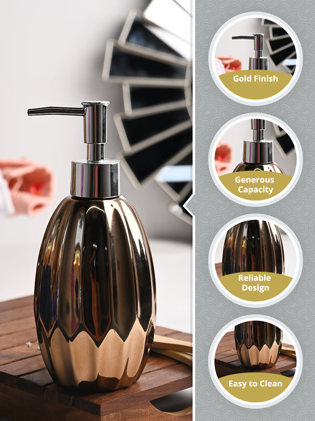 Golden  Soap Dispenser