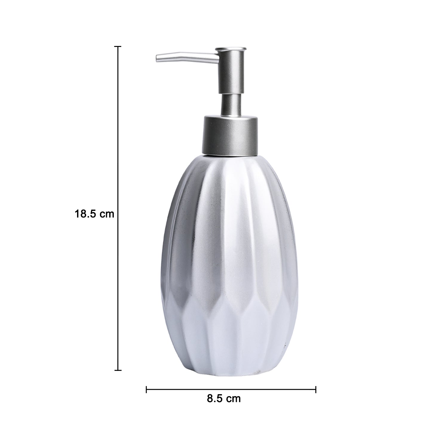 Silver Soap Dispenser
