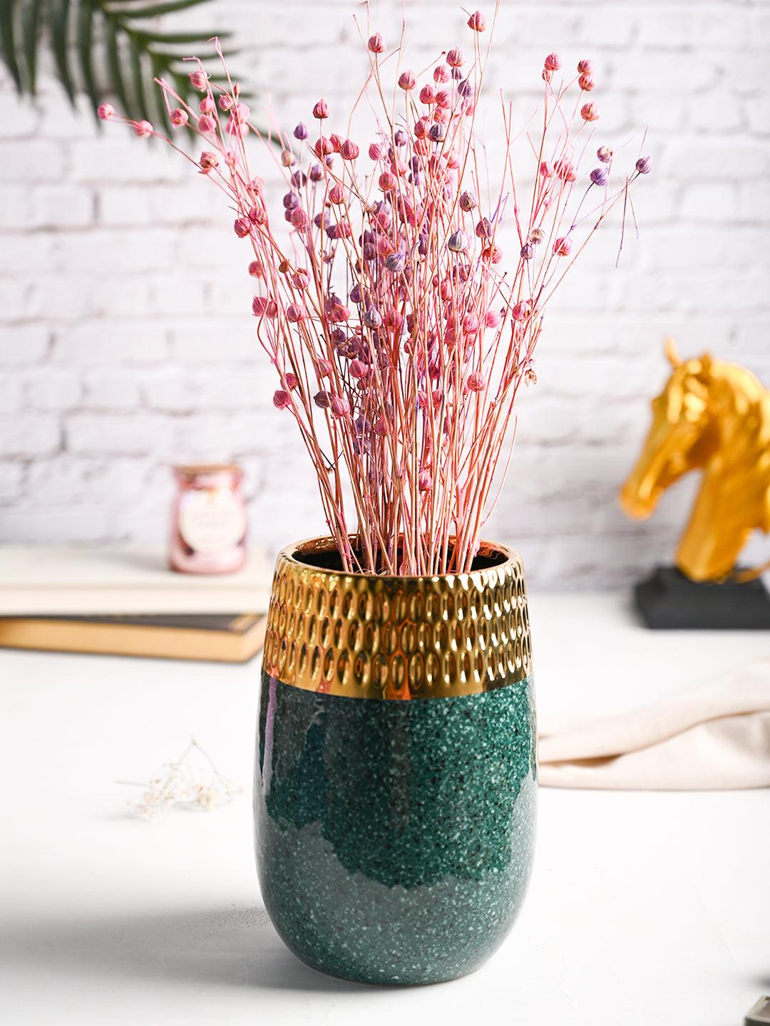 Golden Edge + Ceramic Vase - MARKET99