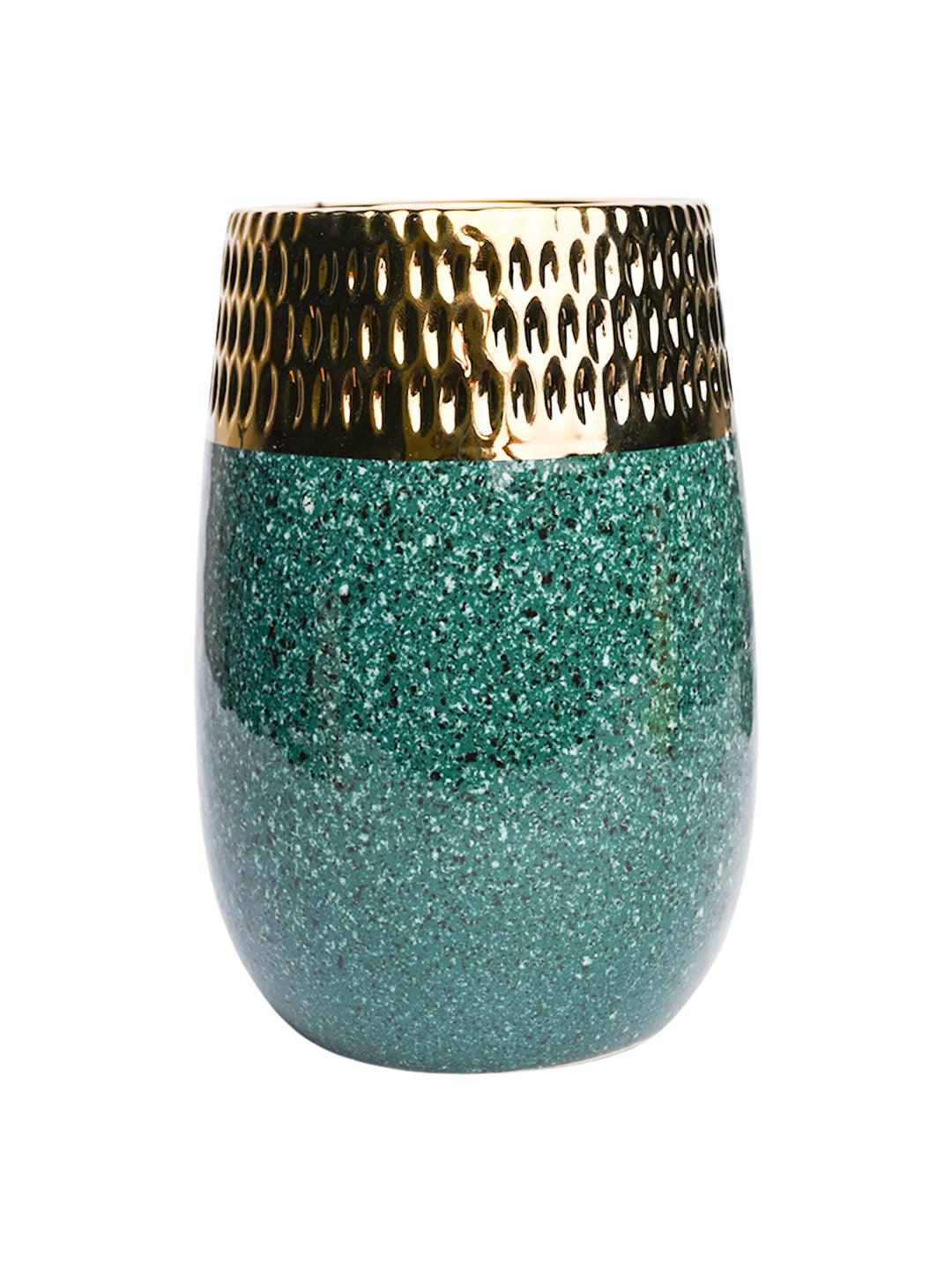 Golden Edge + Ceramic Vase - MARKET99