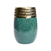 Golden Edge + Ceramic Vase