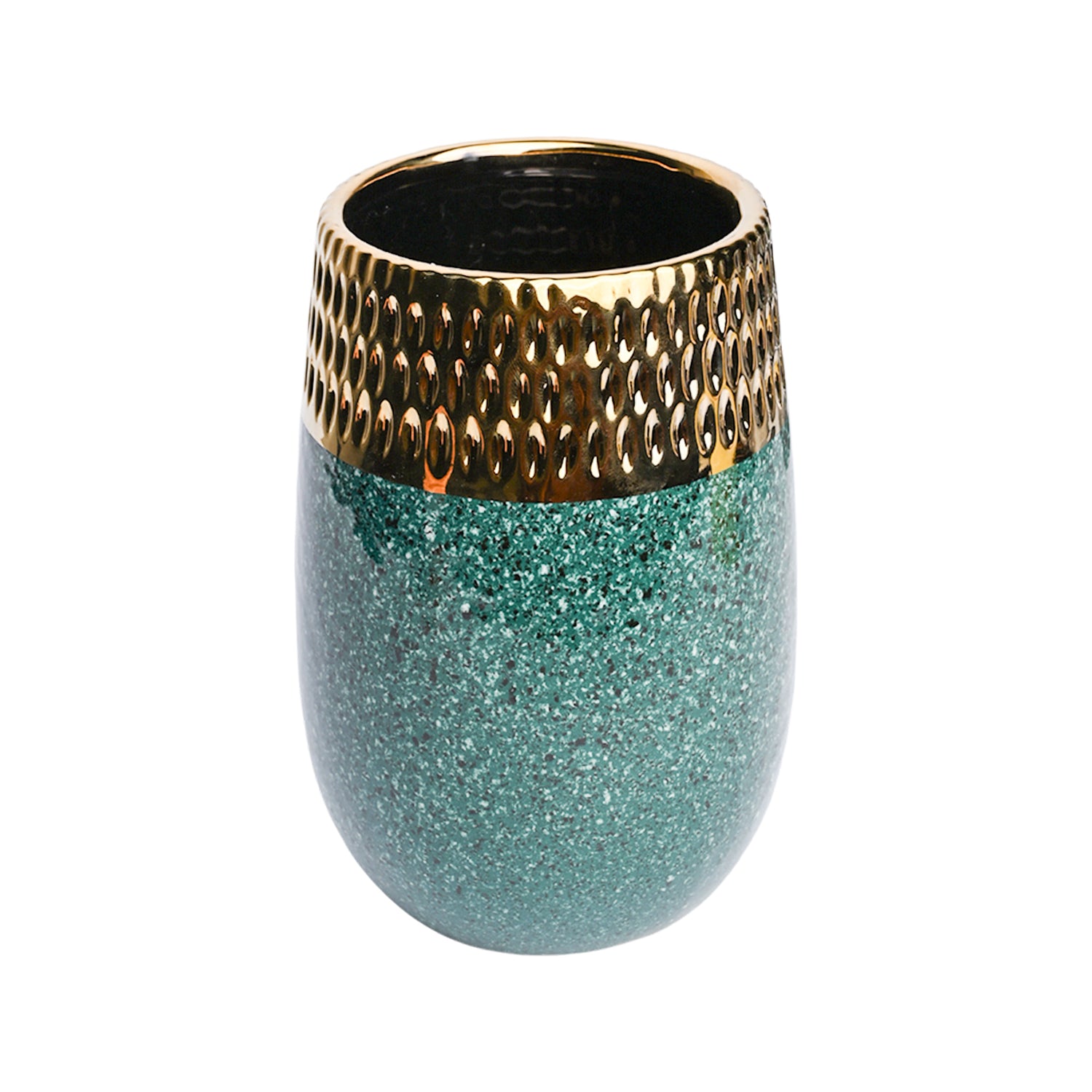 Golden Edge + Ceramic Vase