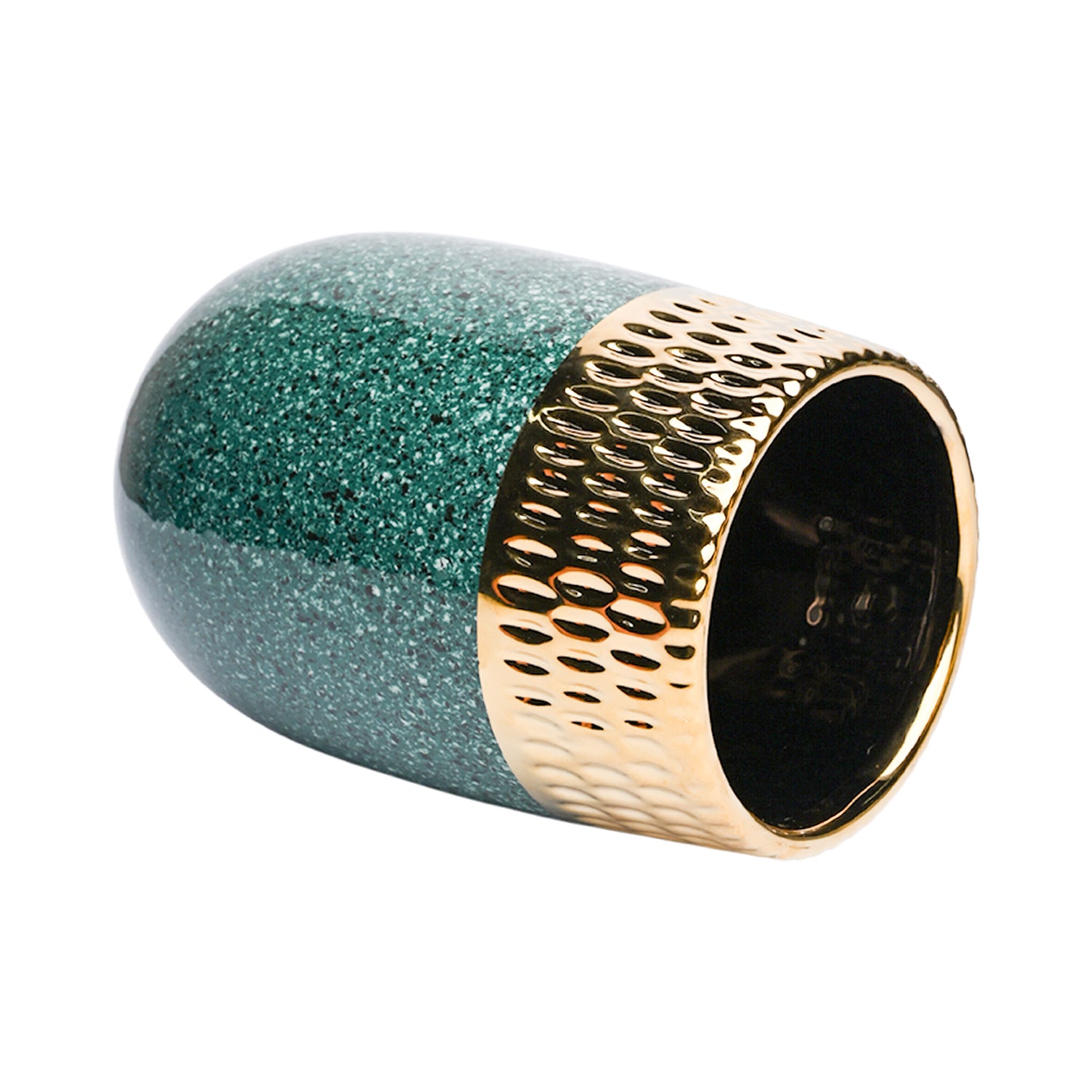 Golden Edge + Ceramic Vase