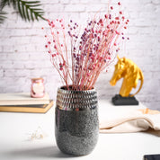 Golden Edge + Ceramic Vase