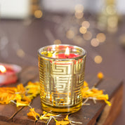 Golden T-Lite Holder Set Of 3