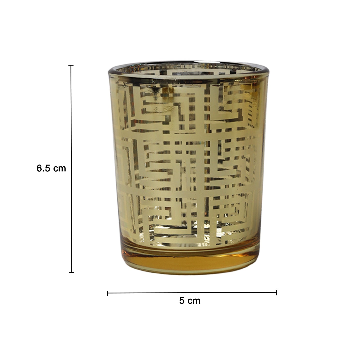 Golden T-Lite Holder Set Of 3