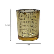 Golden T-Lite Holder Set Of 3