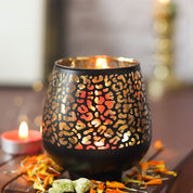 Black + Golden T-Lite Holders