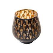 Black + Golden T-Lite Holders