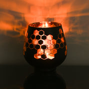 Black + Golden T-Lite Holders