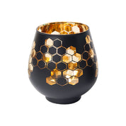 Black + Golden T-Lite Holders