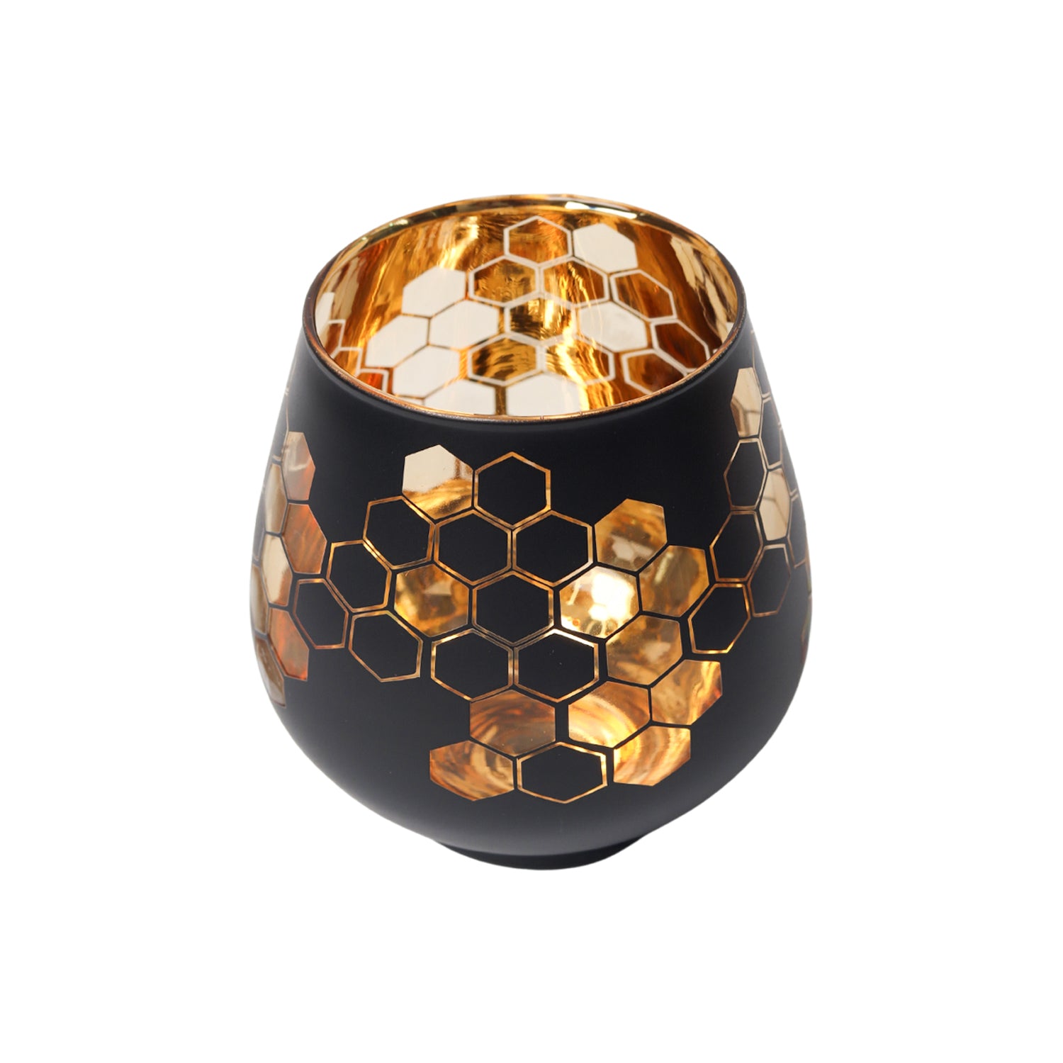 Black + Golden T-Lite Holders