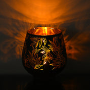 Black + Golden T-Lite Holders