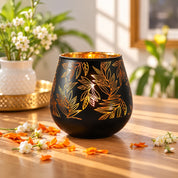 Black + Golden T-Lite Holders